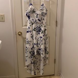 By & by, size M, white green and blue